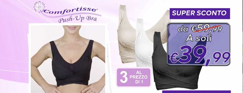 Comfortisse Push Up Bra – Italia Channel 123